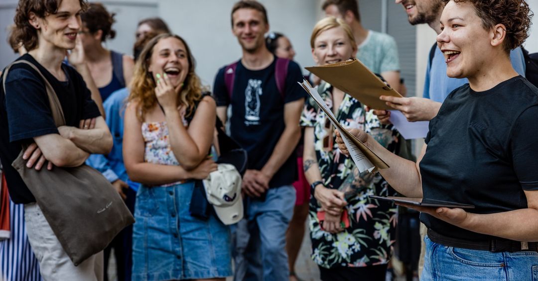 Queer takais ekskursijos fragmentas. Vytauto Paplausko nuotrauka